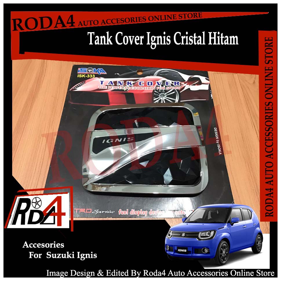 Tutup bensin Ignis  - Tank Cover Ignis Cristal Hitam