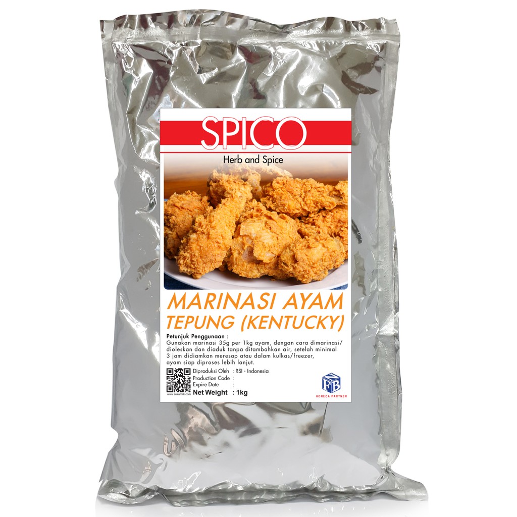 

Marinasi Ayam Tepung (Kentucky) SPICO 1kg
