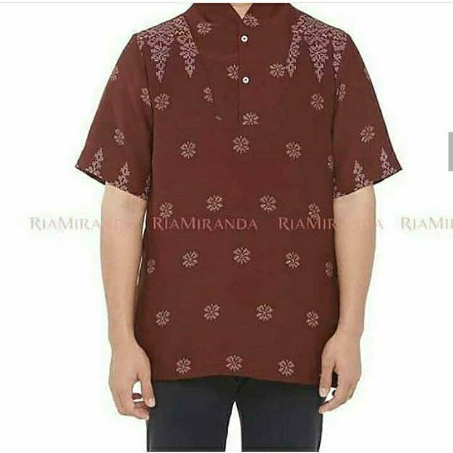 SALE New Basandi Top Koko Maroon Ria Miranda