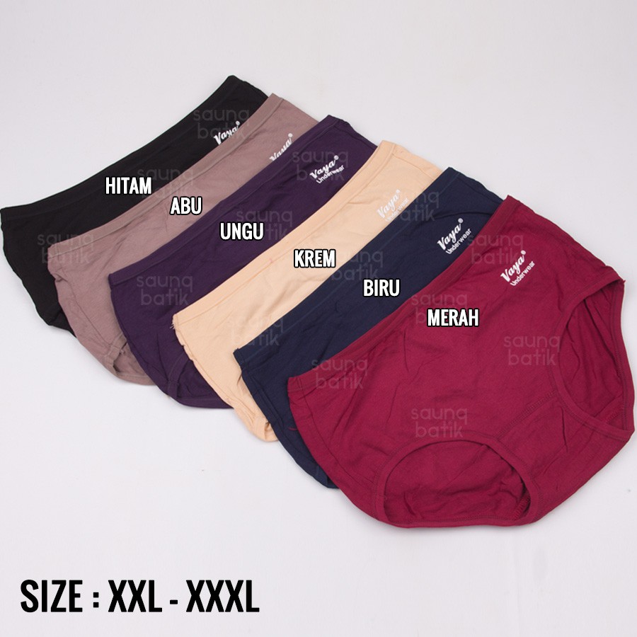 SIZE L-XXXL CD VAYA 218 CD Wanita Celana Dalam Wanita Panties Panty