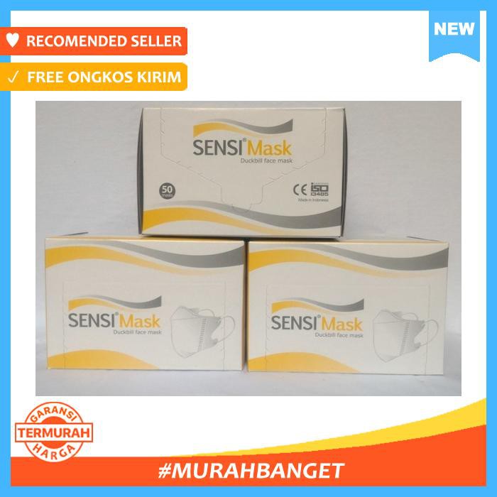 Masker Sensi Duckbill Masker Debu Mulut 3 Ply