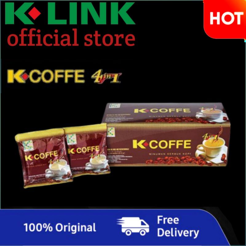 

K-LINK COFFEE 4IN1 KOPI GINSENG ORIGINAL 20 SACHET