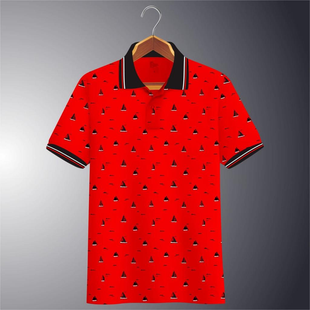 Kaospolos - Kaos Polo shirt motif full print lengan pendek | kaos kerah pria 03