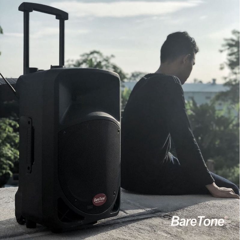 Speaker Baretone Bt 3h 1212 Bwr Speaker 12 Inch Portable Wireless Bluetooth