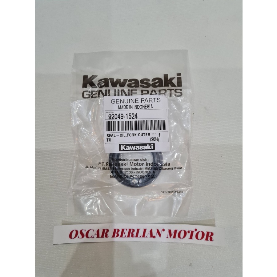 Seal Sil Shock Depan KLX 150 S Original Kawasaki