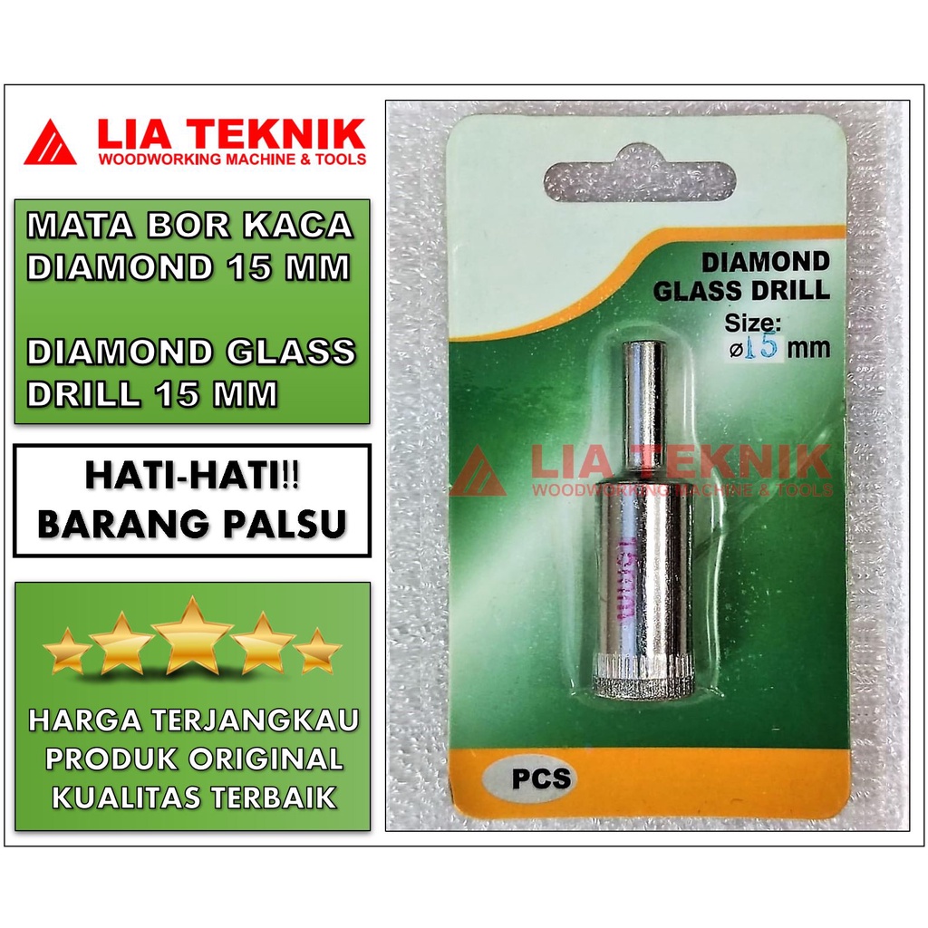 Mata Bor Kaca 15 mm - Glass Drill 15 mm, SNZO