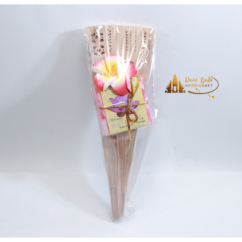 Souvenir Paket Sabun Kipas Putih 60/2 Oleh oleh Khas Bali