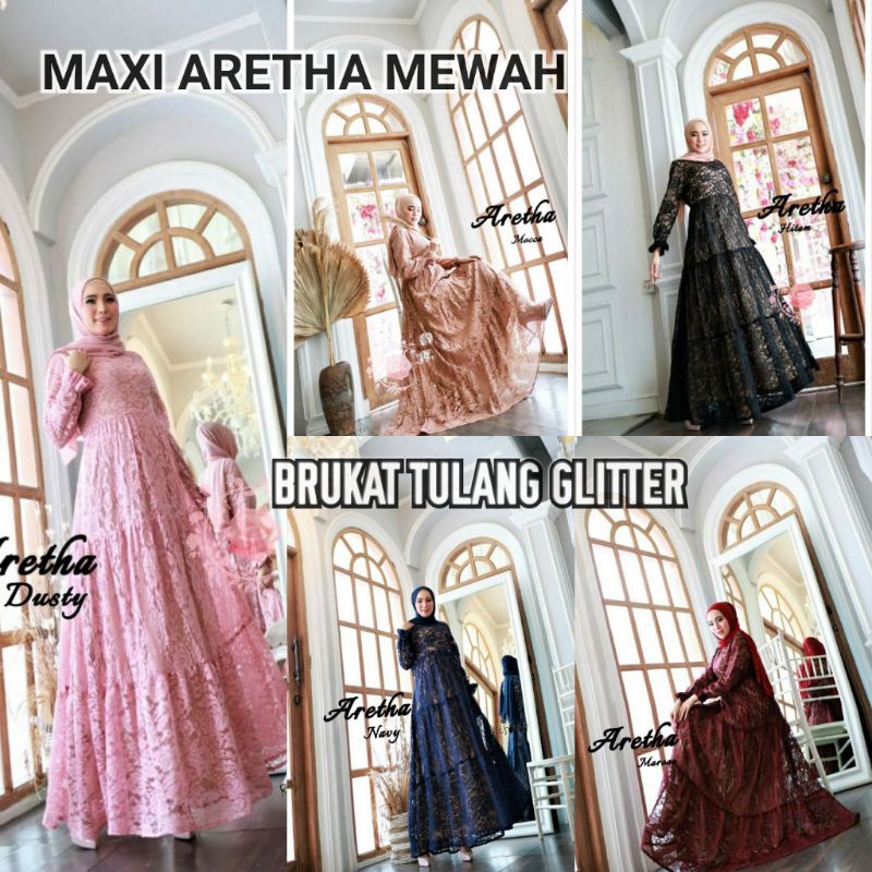Model Terbaru / Gamis 5L Jumbo Ld 140 120 110 96 Terbaru Dan Kekinian / Dress Gamis Jumbo Brukat