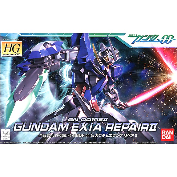BANDAI 1/144 HG Gundam Exia Repair II - 00 Gundam