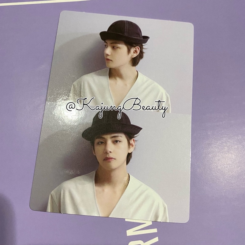 100% official BTS merch box 3 photocard PC official v taehyung