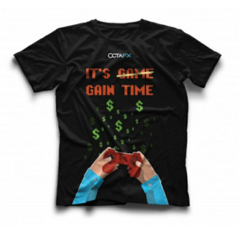 Kaos oblong trader octafx cotton 30s premium(bukan kaos comunity tapi kaos asli dr octaforex )