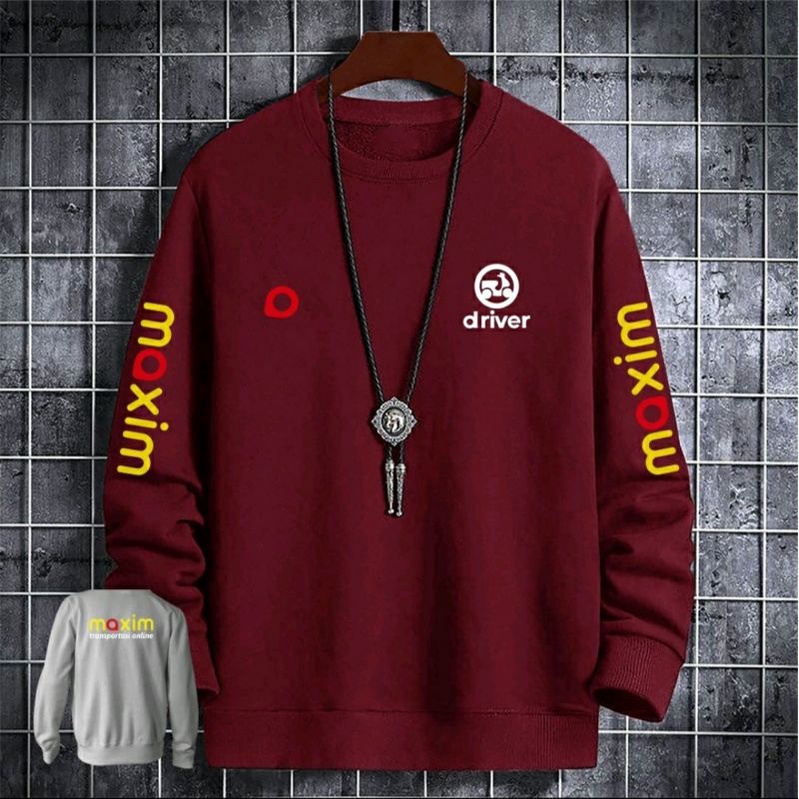 sweater driver / driver maxim / jaket maxim / sweater maxim ride / maxim
