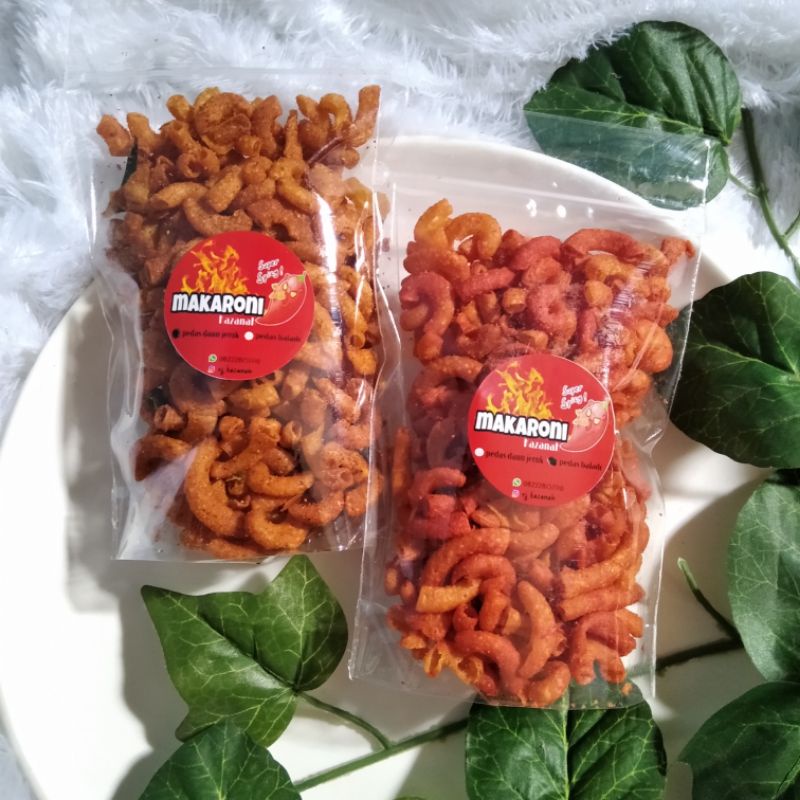 

Makaroni pedas daun jeruk / snack balado / camilan sehat /camilan murah