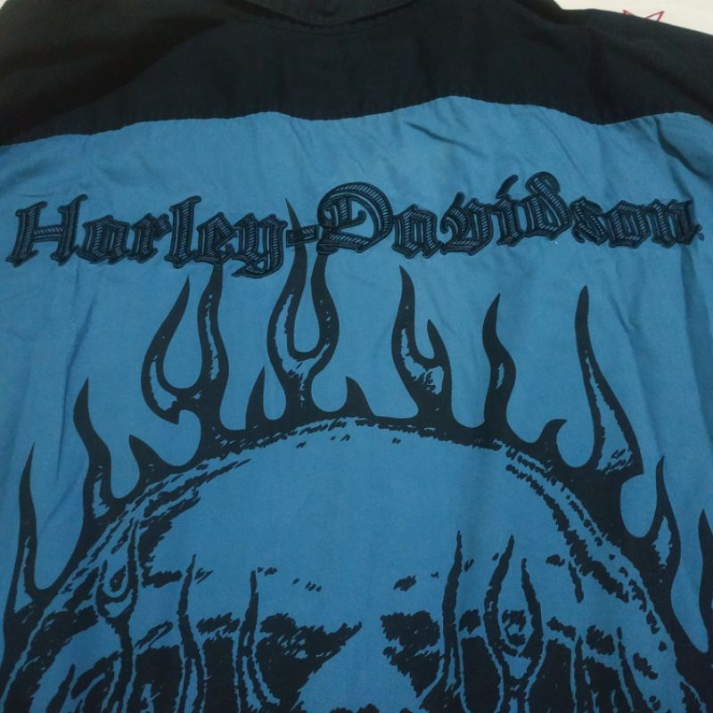 Kemeja Harley Davidson second Original