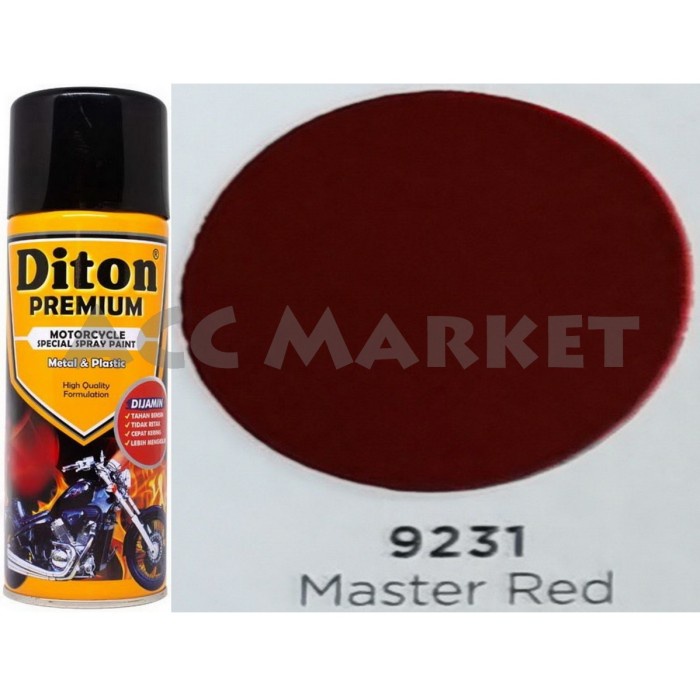 Pilox Diton Premium Pilok Pylox Merah Master Red 9231