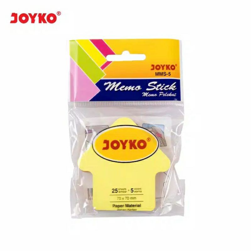 

JOYKO MMS-5 memo stick pelekat motif panah / rumah