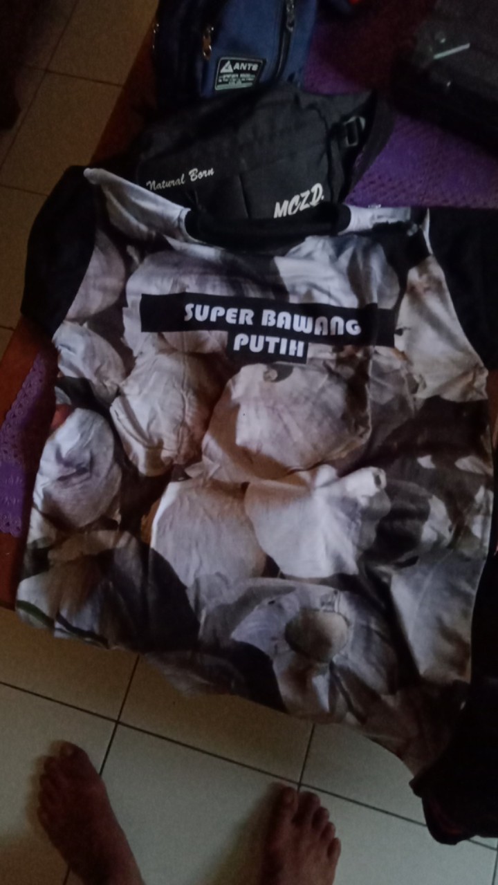 Kaos Super Bawang Putih Anti Mainstream Unik Antik Bumbu Masak Dapur Murah Ootd Keren Umakuka 3d Po