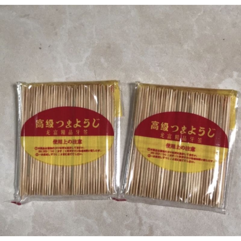 Vinztstore - Refill Tusuk Gigi Tusuk Gigi Kayu Refill Toothpicks Refill Murah Bisa COD