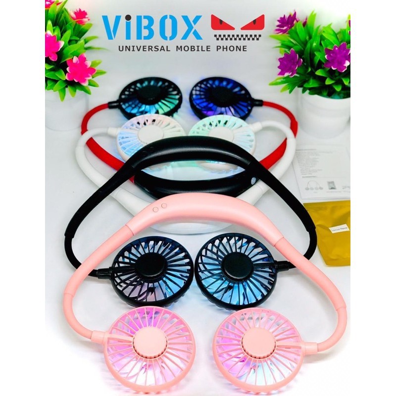 PROMO VIBOX FAN MINI PORTABLE KIPAS GANTUNG LEHER