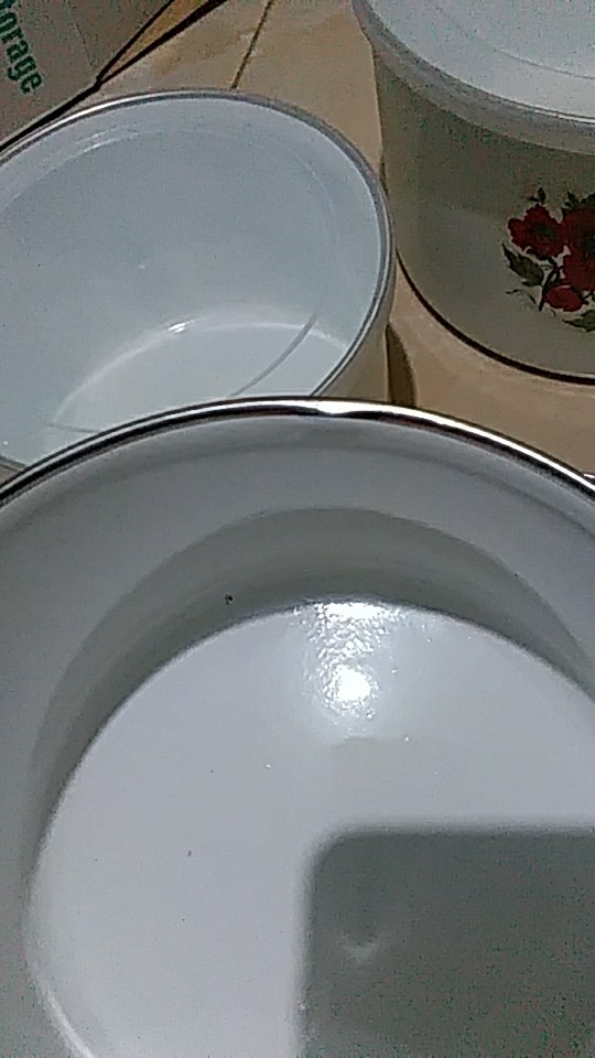 Maspion Deep Storage Bowl Enamel On Steel Rantang 3 Susun - Random