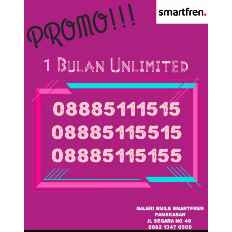 NOMOR HP CANTIK SMARTFREN