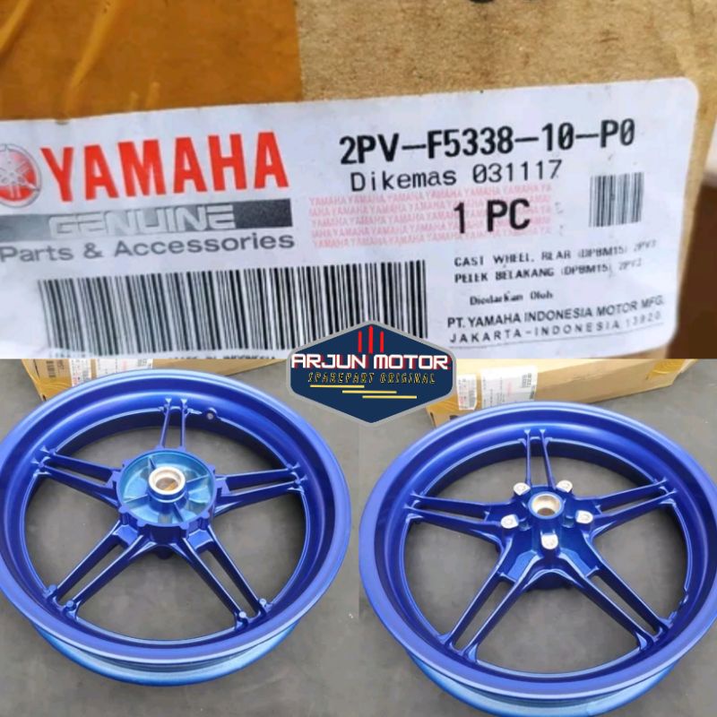 velg racing belakang yamaha jupiter mx king 150 original yamaha