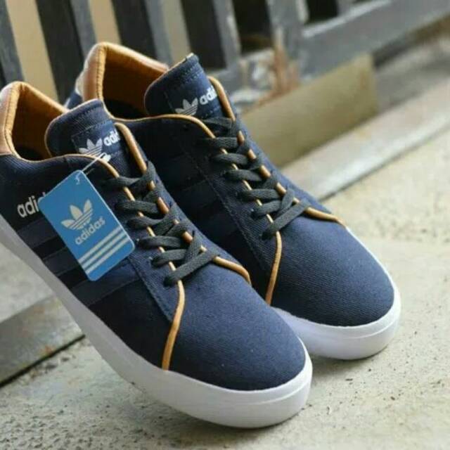 sepatu adidas derby navy 01 / sepatu casual - Navy, 40