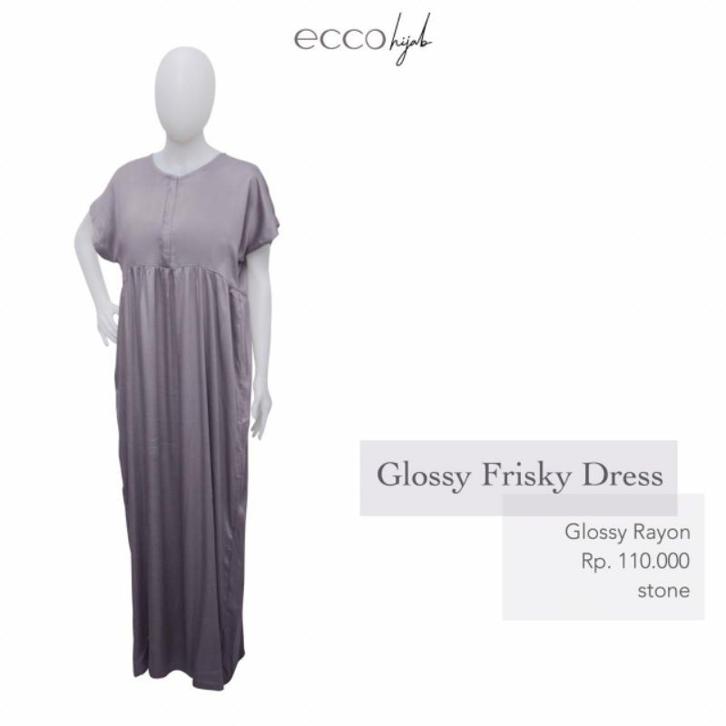 Glossy Frisky Stone by Ecco hijab