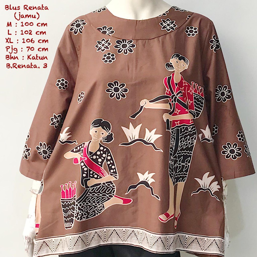 Blus Renata | Atasan Batik Wanita