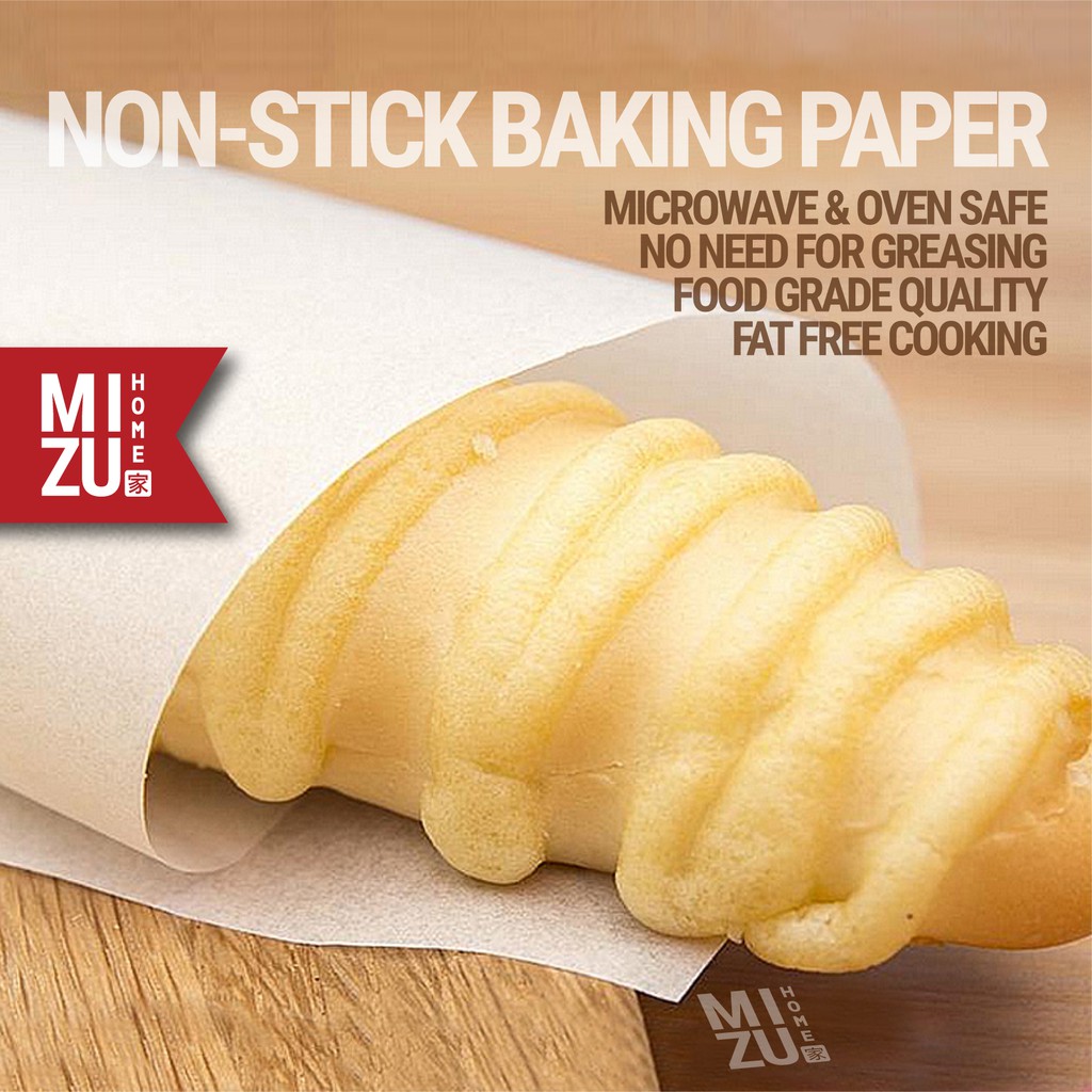 MIZU SUPERSIZE 20 / 50 meter Baking Paper Roll JUMBO Non-Stick Food-Grade Kertas Panggang 30cm-1