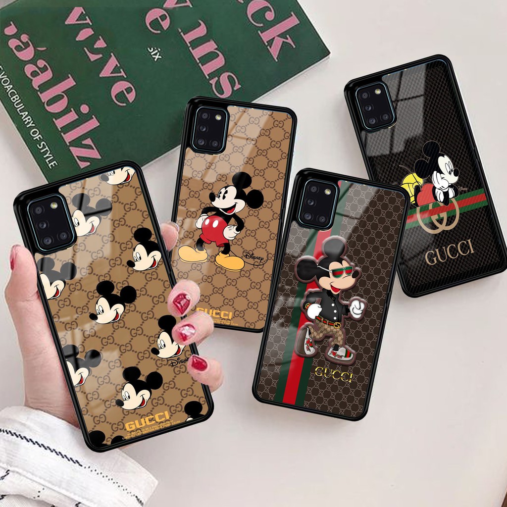 H33- Case Hp Mickey Glossy 2D Oppo Vivo Xiaomi Realme