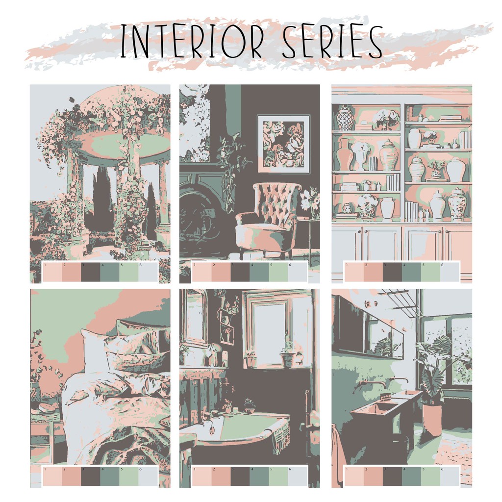 

Paint By Number Kit A3, interior series