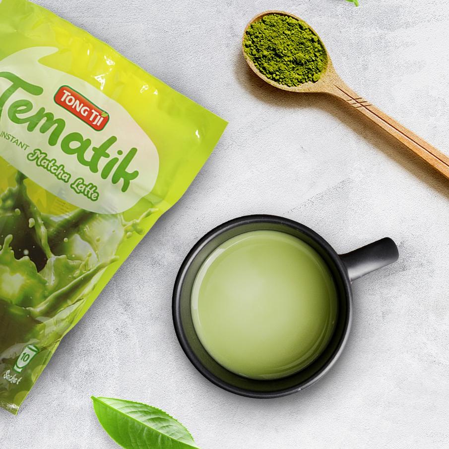 

♣ Tong Tji Tematik Matcha Latte Instant Pouch - Ready Stock
