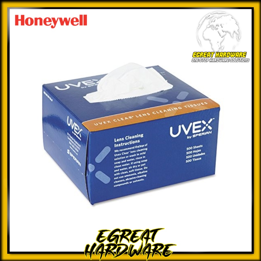 Tisu Lensa Kacamata UVEX S462 Lens Cleaning Tissue 500Pcs Honeywell
