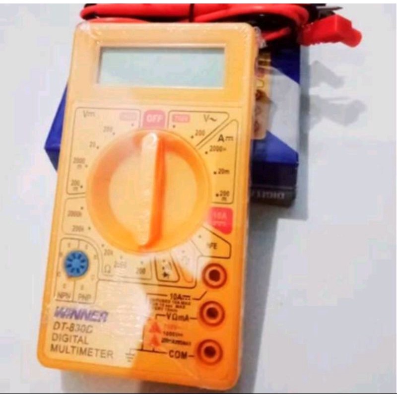 MULTIMETER DIGITAL TESTER/MULTITESTER AVOMETER WINNER DT-830D