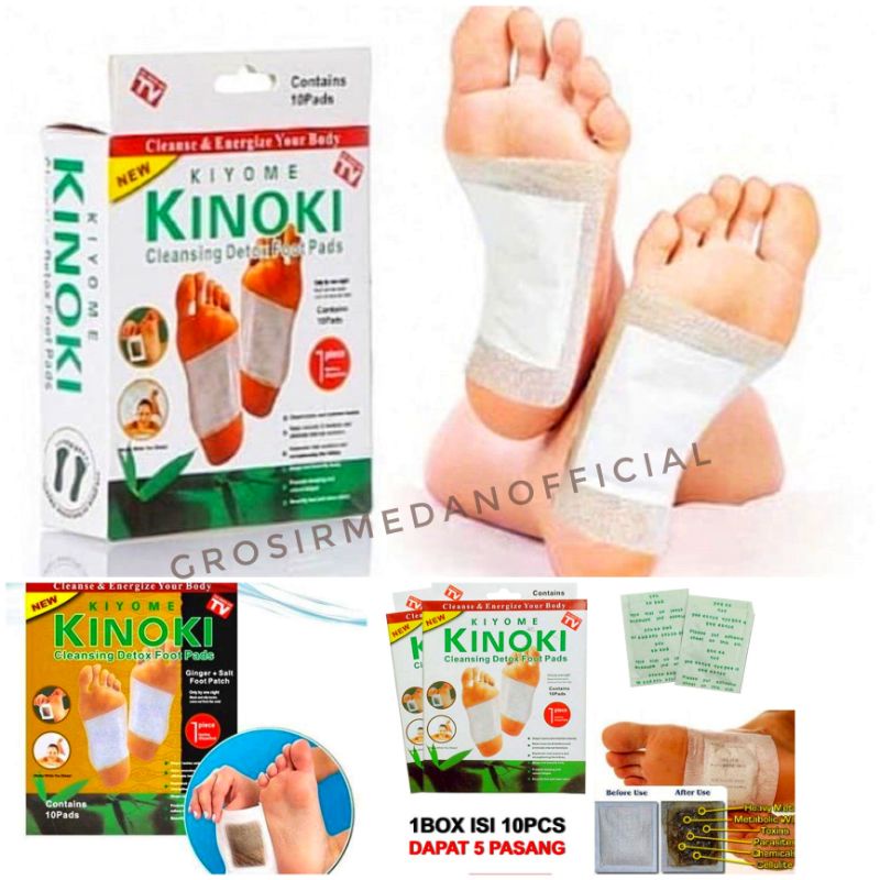 KINOKI DETOX FOOT PADS - KOYO KAKI KINOKI PENGHILANG RACUN TUBUH