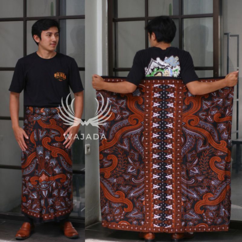 SARUNG PRIA TERBARU MOTIF TEROMPAH SHOLAT DEWASA SARUNG MOTIF BALIMUN SARWON-Pd u