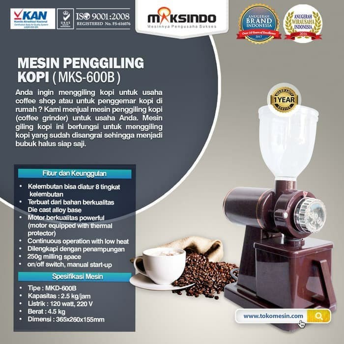 bisa COD mesin giling kopi maksindo hs600 termurah