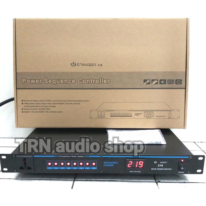 Super Sale POWER sequenser power distributor CRIMSON CR 218 Ready Stock