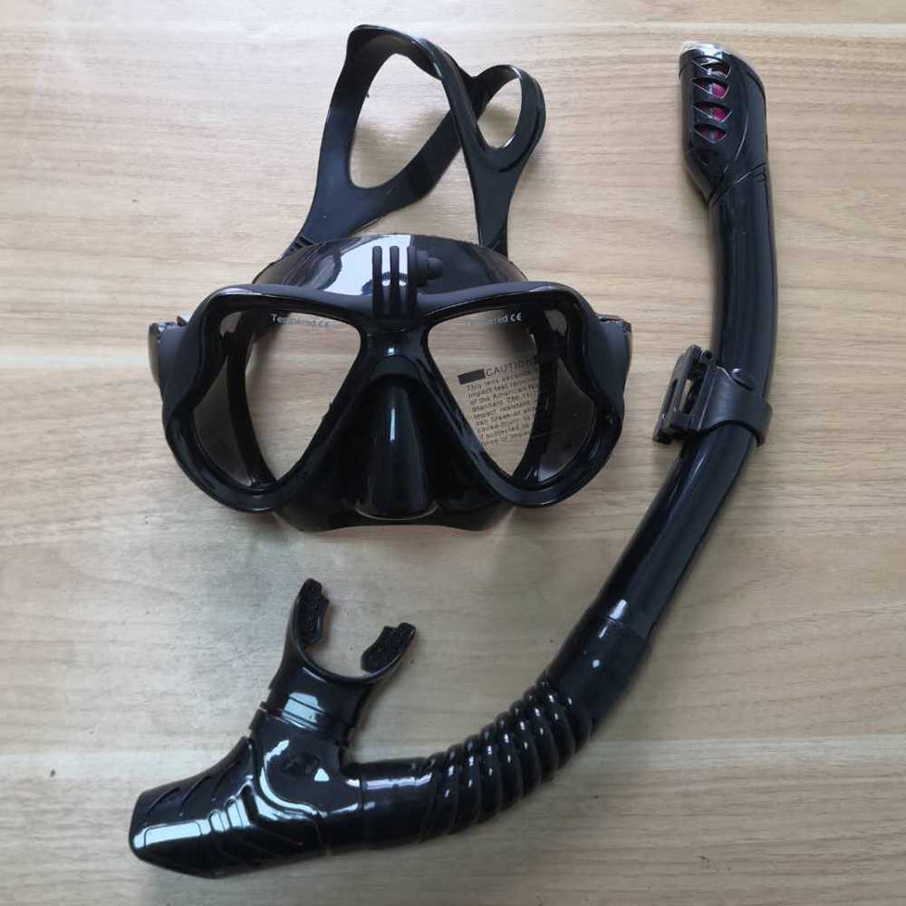 Kacamata Selam Scuba Diving Snorkeling with GoPro Mount / Kacamata Selam Menyelam Air Scuba Dewasa Remaja Laki Laki Perempuan Anak Intex Laut Glass Snorkeling Import / Kacamata Renang Berenang Diving Alat Snorkling Snorkeling Dewasa Set Anti Kabut Murah