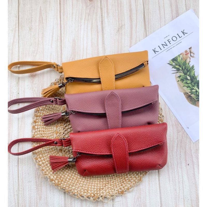 Dompet lipat resleting pianura - dompet panjang wanita - dompet papirut - dompet resleting wanita
