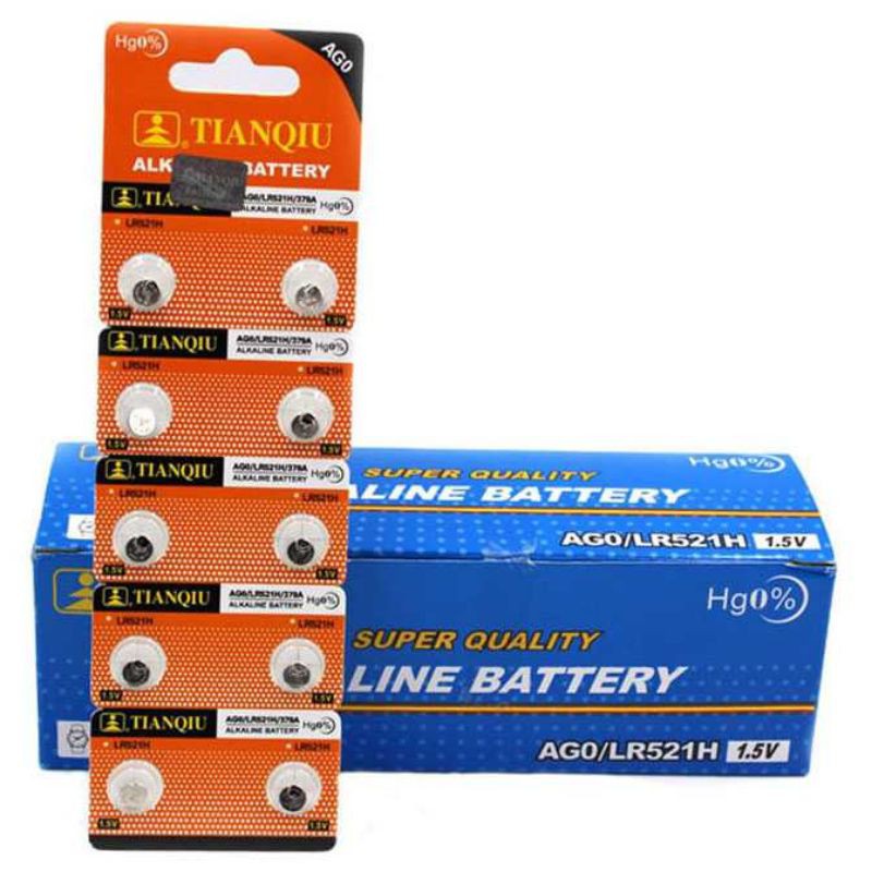 ORI Baterai Kancing Lithium AG0 LR521/SR532/LR63 1 PCS - 7RBT0PXX