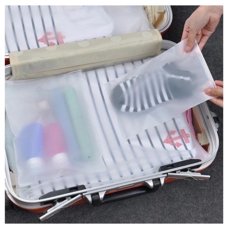 Zipper Bag Transparan Doff Organizer Bag | Zipper Pouch Travel