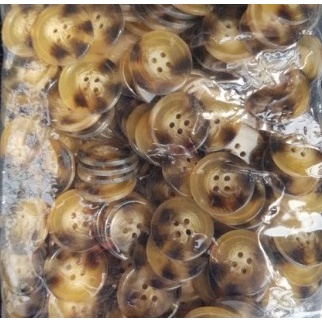 Kancing Corak Macan Diameter 25mm-Kancing Macan 12pcs