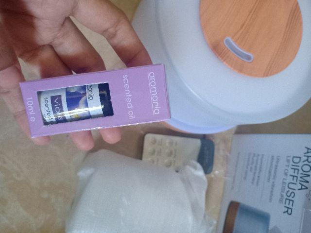 Ultrasonic Humidifier H04 Aromatherapy Mist 500ml With 7 Colors Led