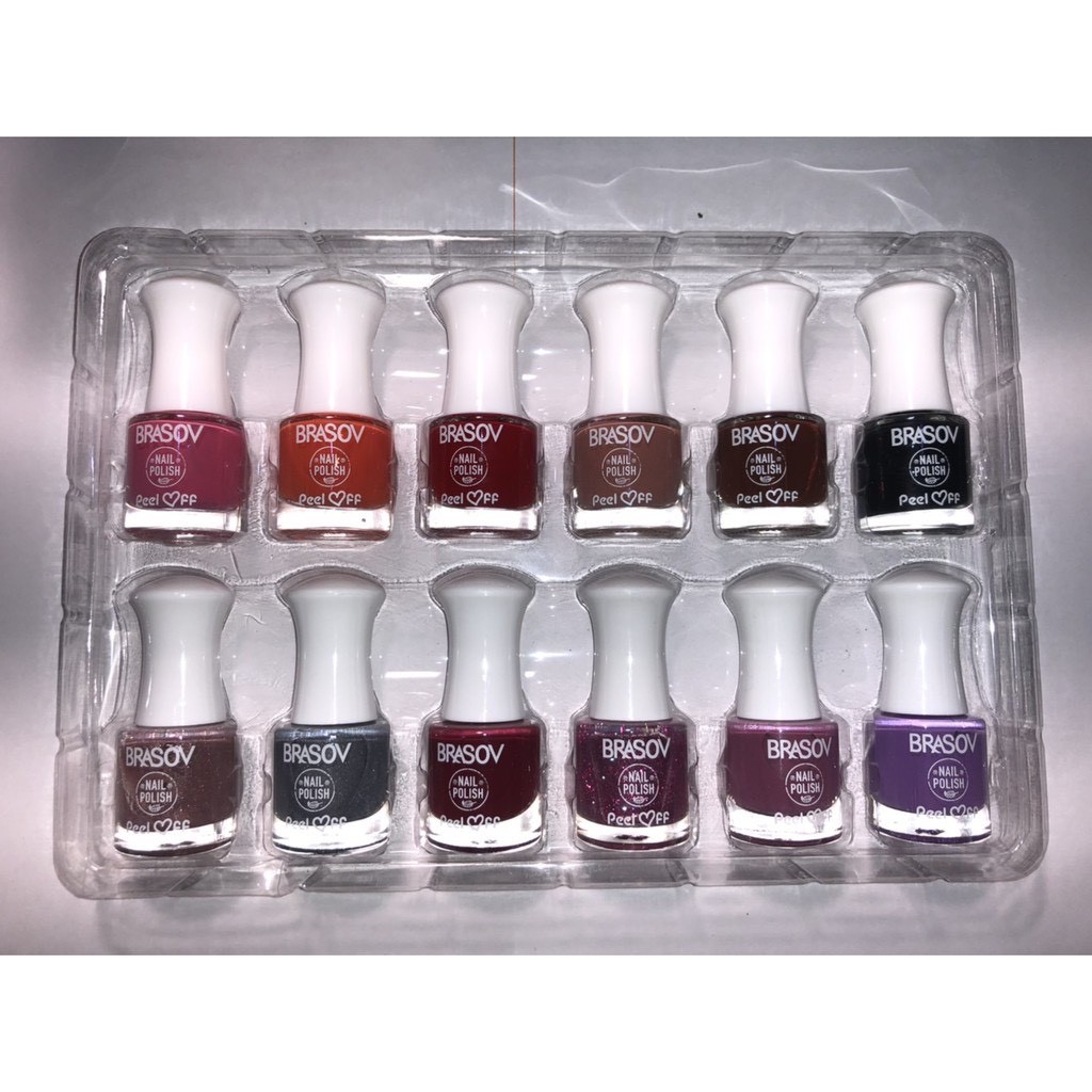 Kutek Brasov Peel Off 9ml Kutek Peel Off Kuteks Cat Kuku Halal Bisa Buat Sholat BPOM Kutex Muslimah