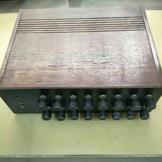 preloved equalizer sound system music kolektor barang langka pengatur hz jadul