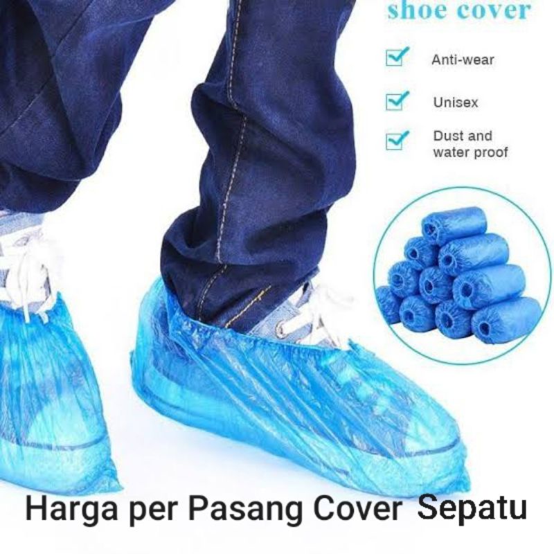 Cover Rain Shoes Sepasang Murah - Plastik sepatu anti hujan - Jas Hujan Sepatu