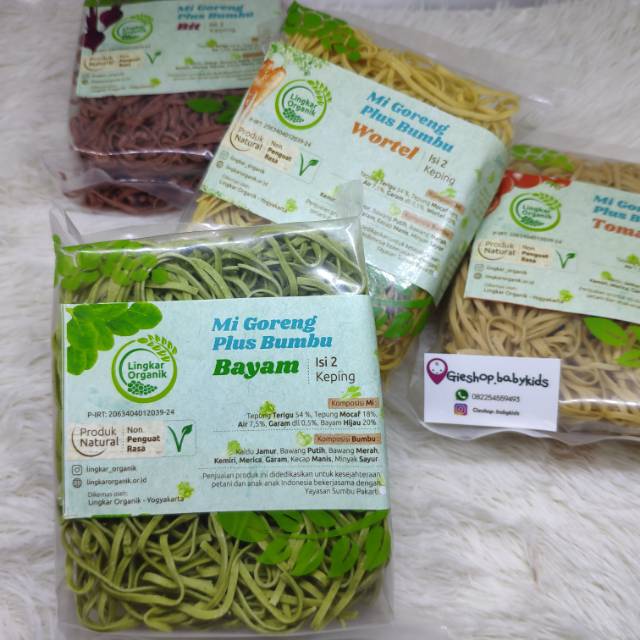 

Mie goreng sehat varian rasa lingkar organik