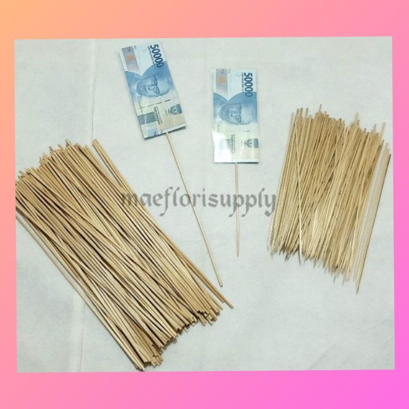 tusukan buket uang l tusuk buket uang l lidi buket uang